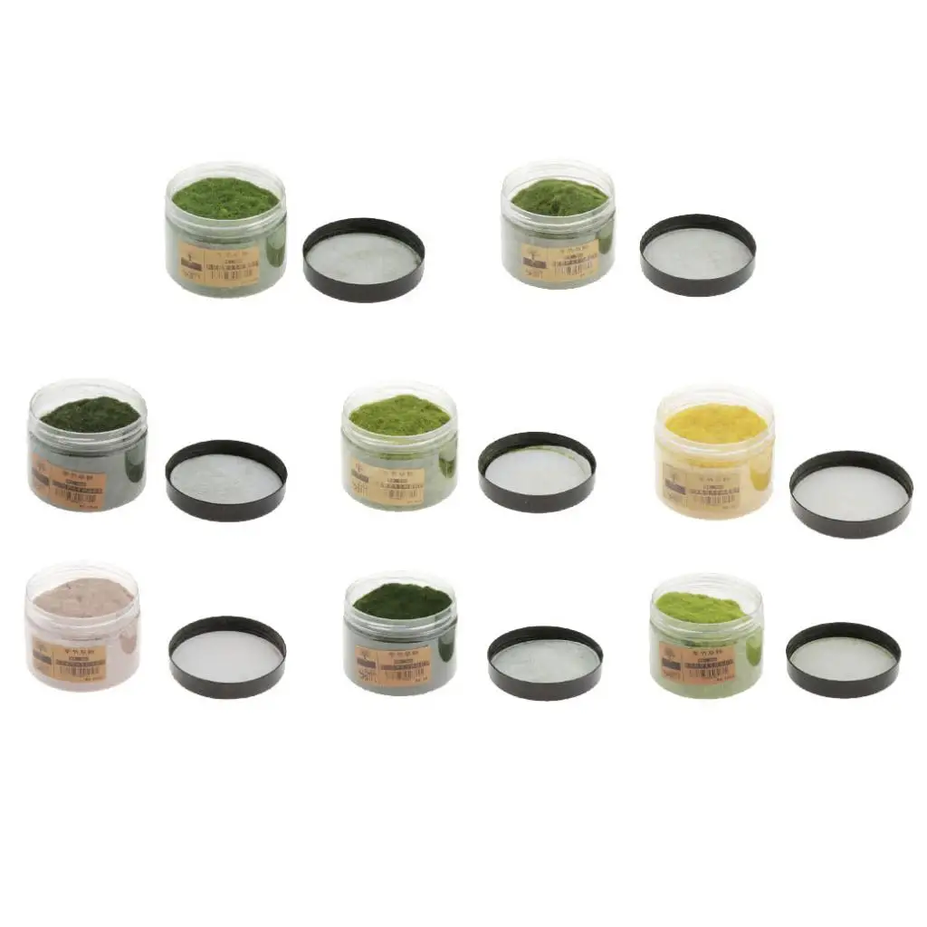 Model Grass Powder Miniature Synthetic Grass Resin for DIY Scenery Sand Table Agricultural