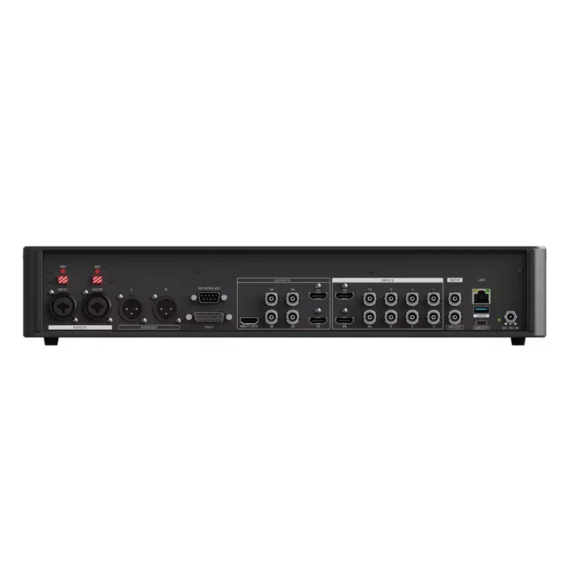 AVMATRIX SHARK S8X PLUS PLUS-N 8-Channel SDI/HDMI- Portable Video Switcher with 17.3" Display PTZ Control Recording Playback