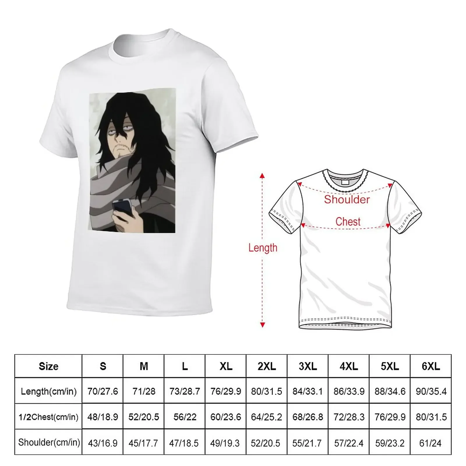 Sleepy aizawa T-Shirt plus sizes Short sleeve tee hippie clothes men t shirts