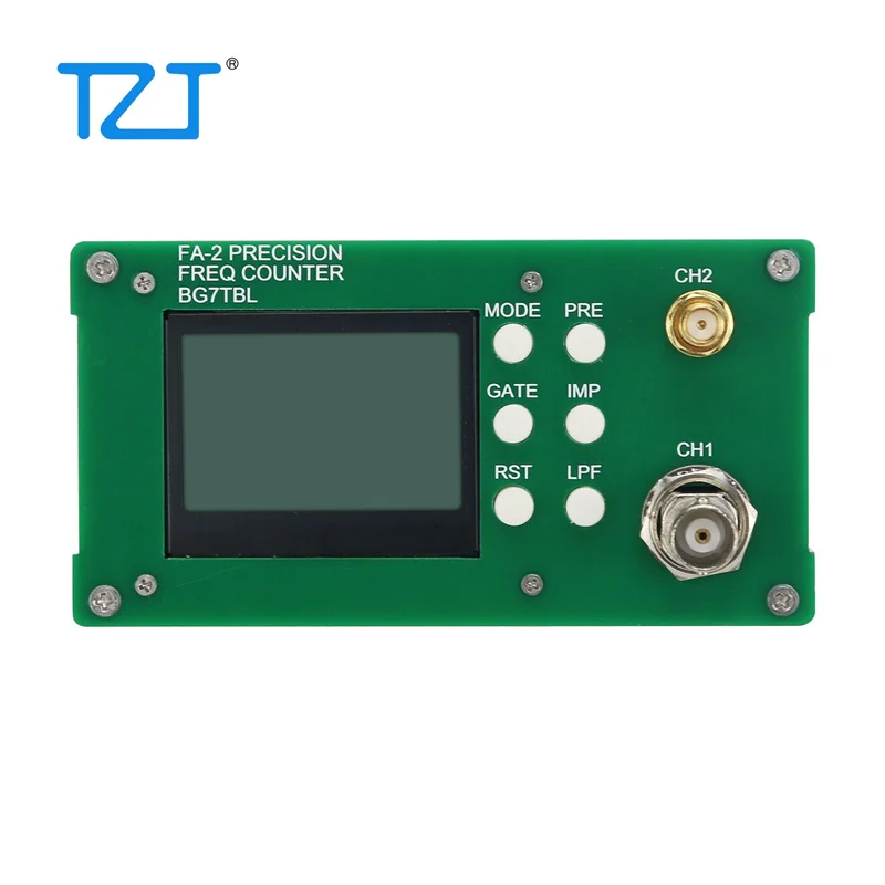 TZT FA-2-3G PLUS 1Hz-3GHz Frequency Meter Frequency Counter 11Bit/Sec 10MHz OCXO w/ Power Adapter