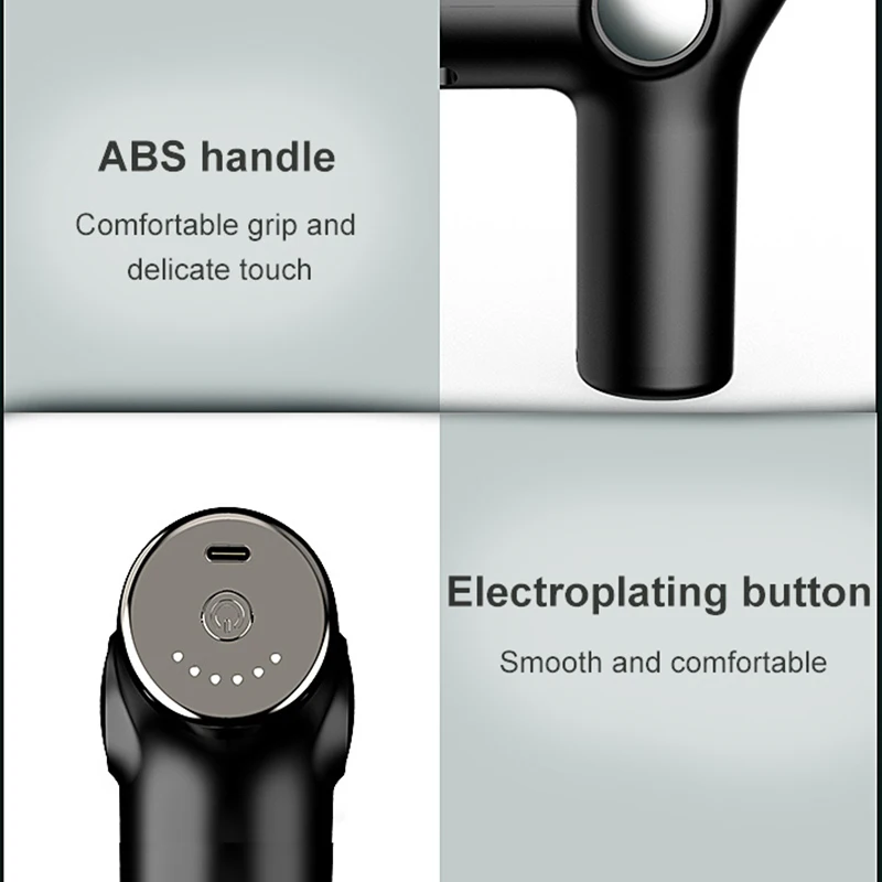 32 Speed LCD Body Massge Gun Vibration Neck Massager Portable Fitness Device For Body Neck Arm