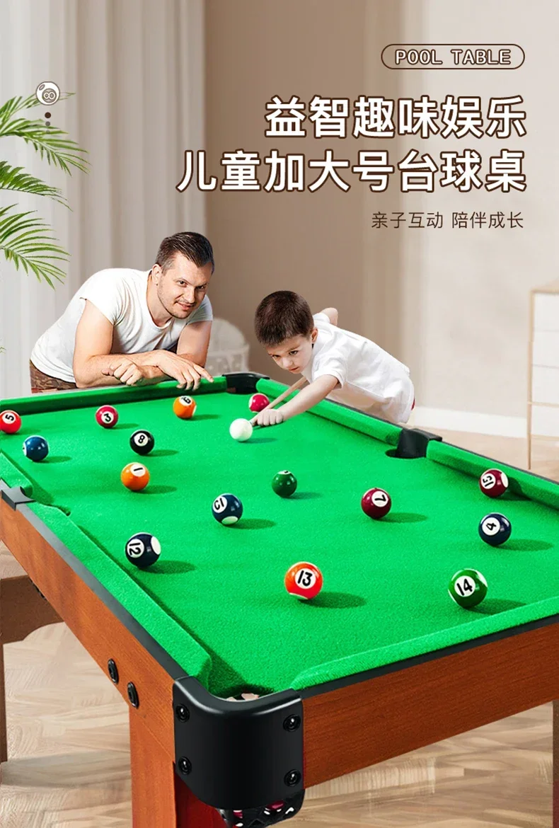 Pool table Household children's foldable large table Boys educational toys Small indoor family pool table