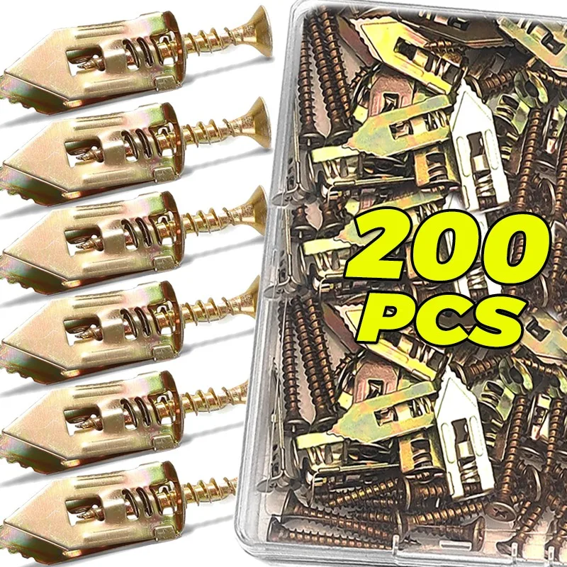 

Оптовые самосверлящие анкеры для гипсокартона, сверхмощный саморезной анкерный крепеж для гипсокартона, дюбель, металлическое расширение