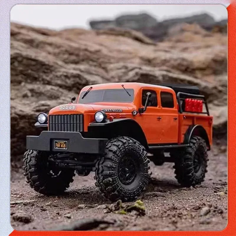 Rc Car 1/24 Axial Scx24 Remote-Controlled Electric Climbing Vehicle Vintage Dodge Truck Pickup Truck Rtr Off-Road Vehicle