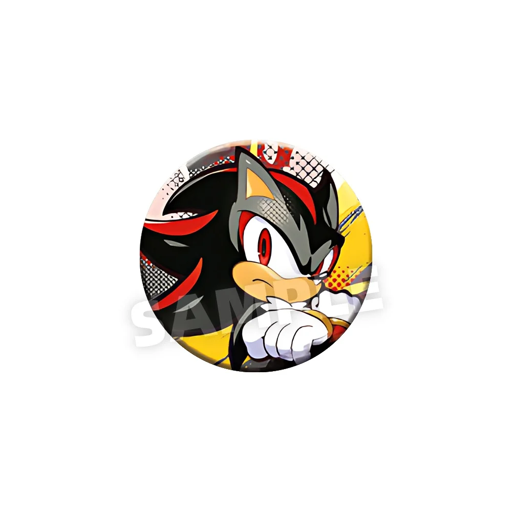 Anime Shadow The Hedgehog Cartoon Enamel Pins Creative Brooches Jewelry Accessories Gifts Metal Badge on Backpack Clothing Decor