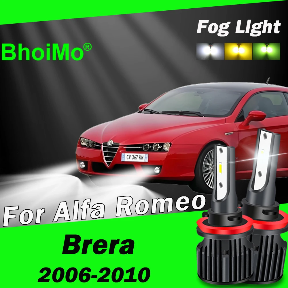 

For Alfa Romeo Brera Front Fog Light Lamp 2006 2007 2008 2009 2010 Led Bulbs