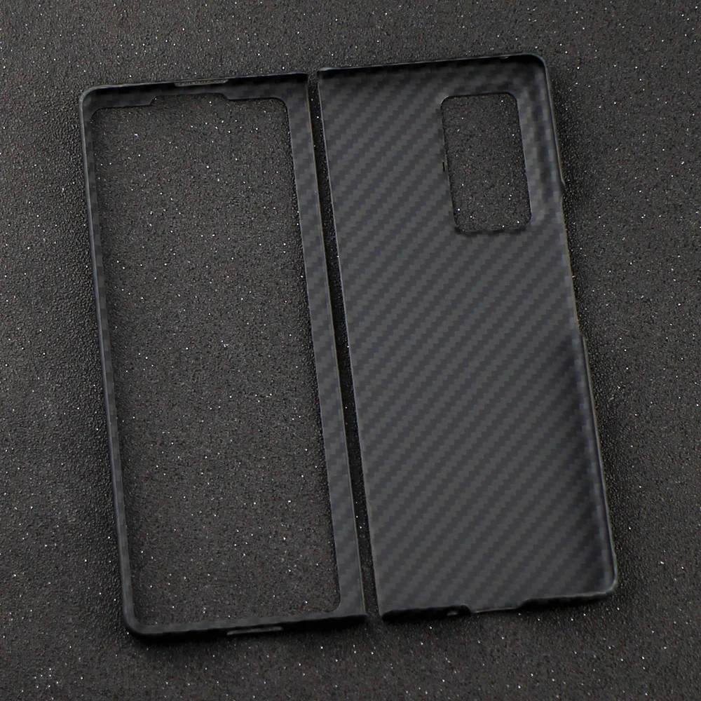 Imagem -02 - Ultra-finos de Fibra de Carbono para Samsung Galaxy z Fold Fibra Aramida Matte Shell Protetor para Galaxy z Fold Cases