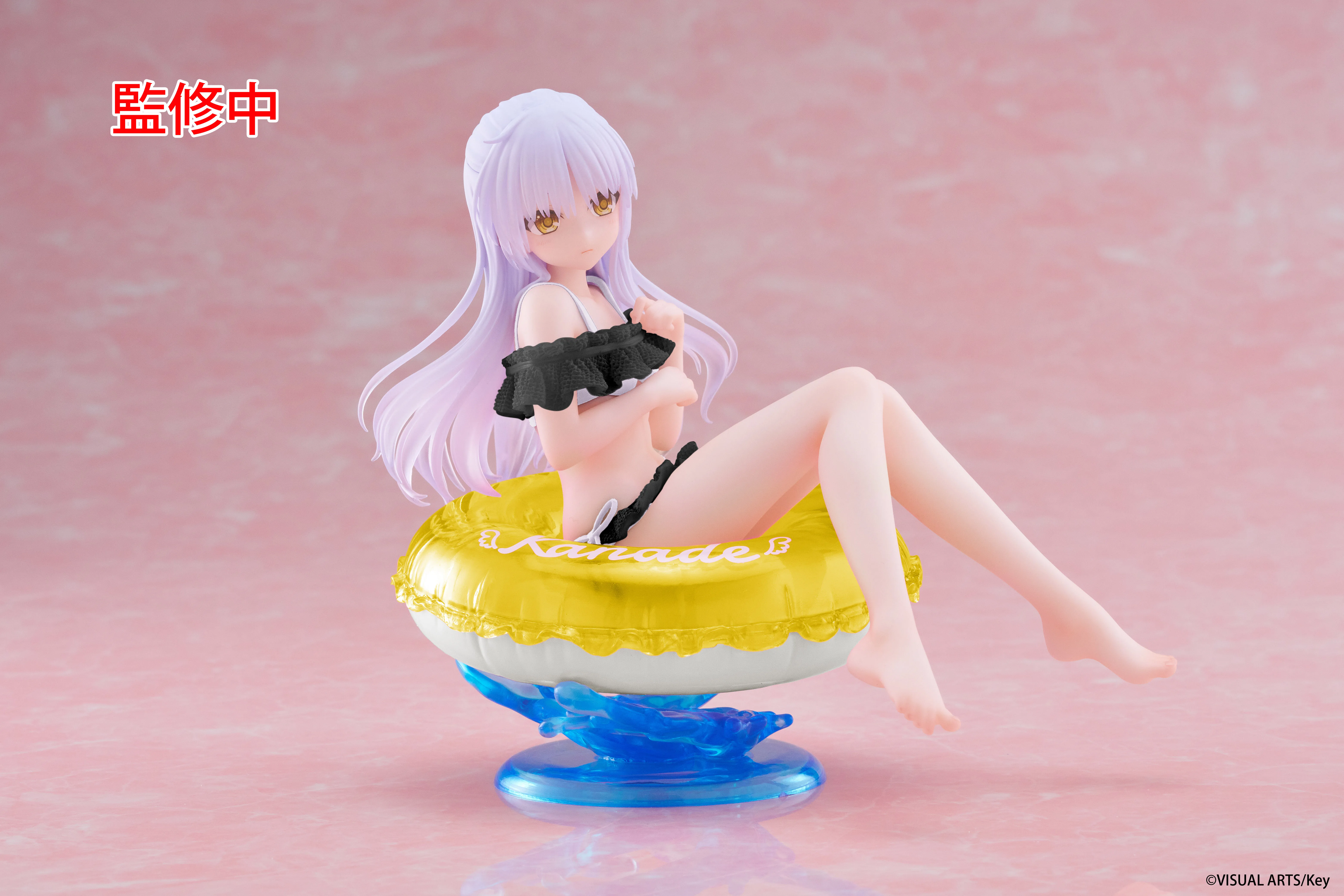 Original Anime Figur Taito Angel Beats! Tachibana Kanade Aqua Float Girls Action Figur Renewal ver. Spielzeugsammlermodell 10 cm