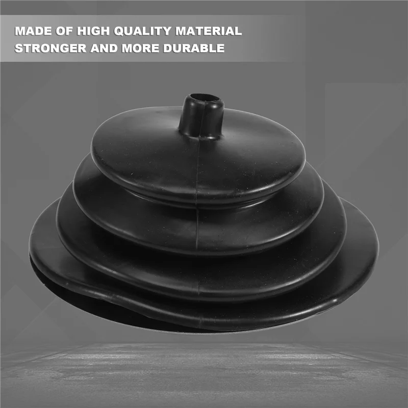 A09E-Voor Mr Pakking 1651 Shifter Boot Kleine Ronde Zwarte Rubberen 5.250 Inch Ronde Plaat Versnellingspook Pookknop Cover Boot Gaiter