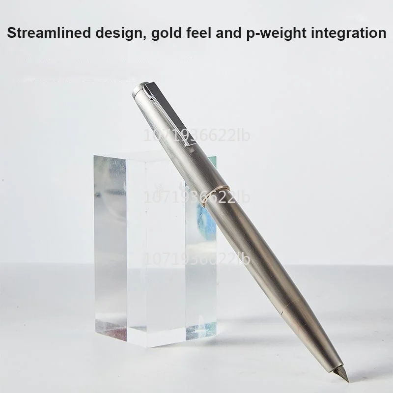 DUKANG 2000 creative All-metal Piston Fountain Pen Writing Smoothly 0.5mm Office Business Writing Ink Smooth Pen