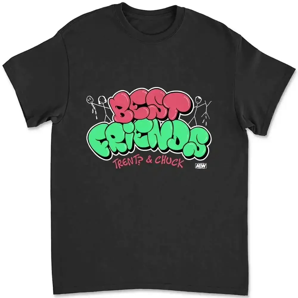 Aew - All Elite Wrestling Best Friends Logo T-shirt LXAR