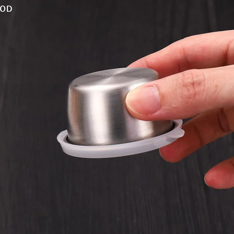 Stainless Steel Mini Container Set, Airtight Pill/Spice/Tea Box With Storage Bag, Leakproof Jar For Outdoor Travel Camping