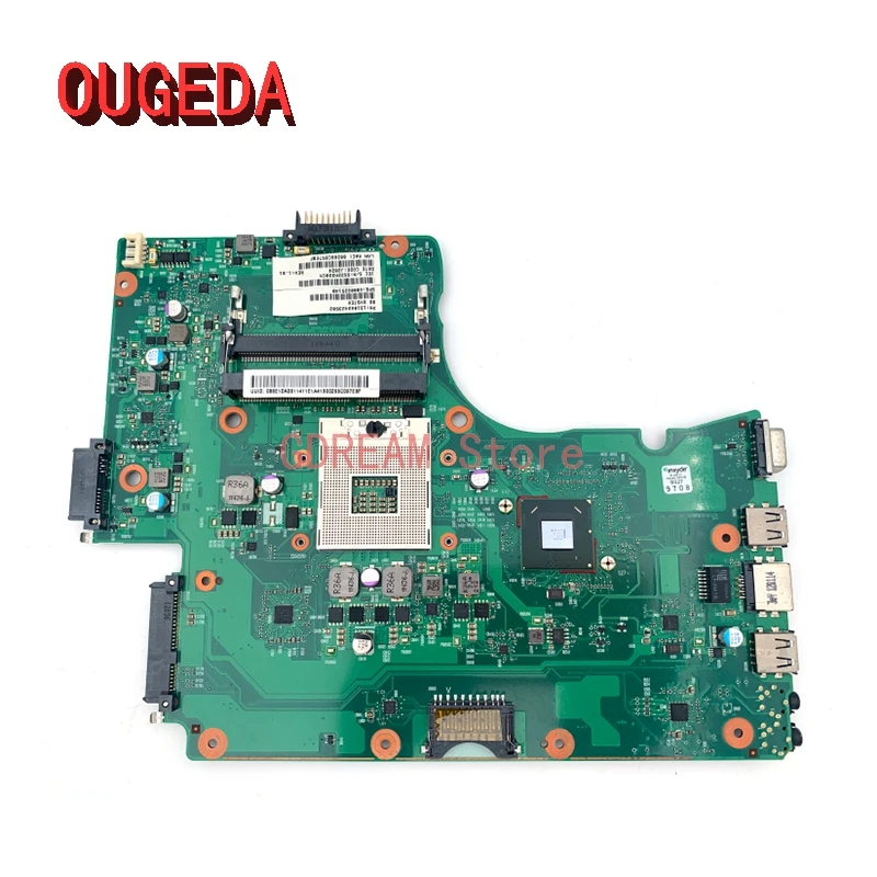 OUGEDA V000225140 1310A2423502 MN10R-6050A2423501-MB-A02 laptop Motherboard For Toshiba C650 C655 main board HM65 DDR3 PGA989