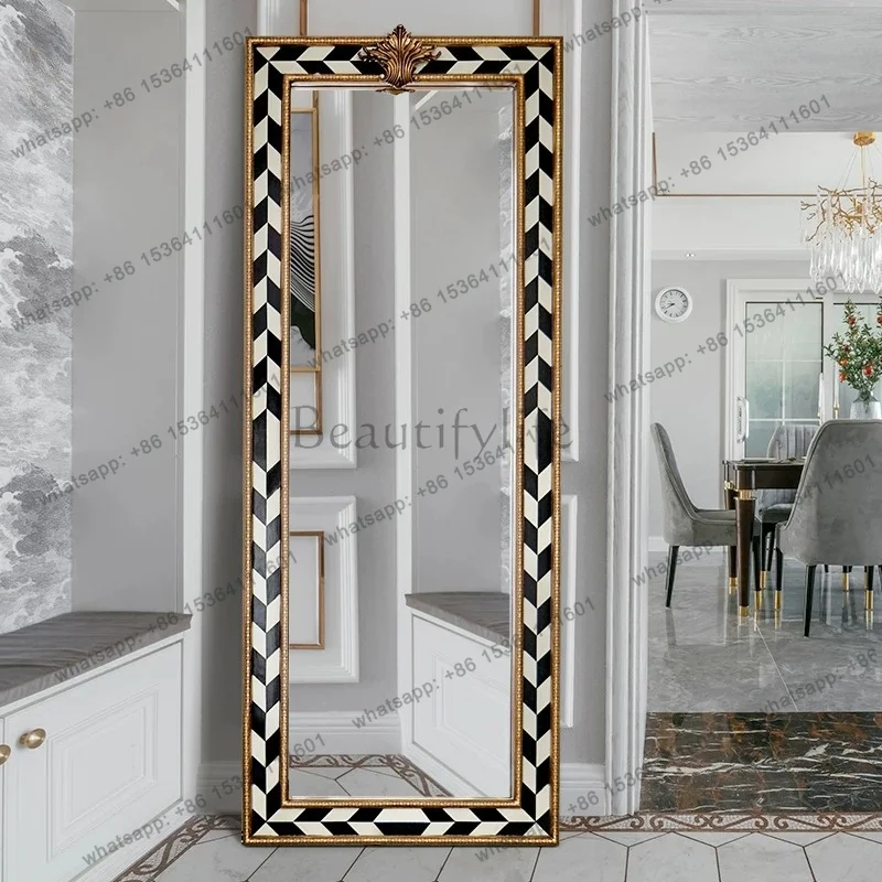 ld Funky Modern Mirror Moving Items Full Body Standing Girls Bedroom Long Bathroom Mirror Luxury   Living Room Decorations