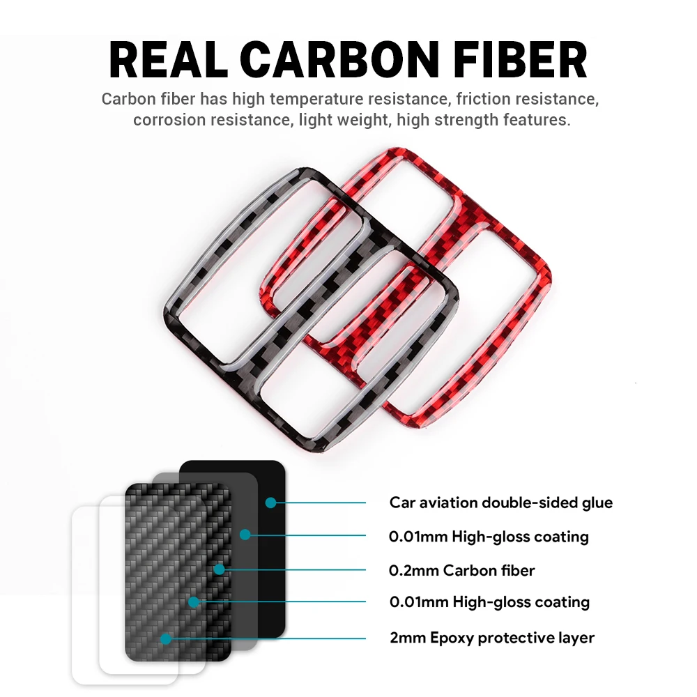 Real Soft Carbon Fiber For Renault Clio 4 Mk4 IV 2013 2014 2015 2016 2017 2018 Car Headlight Switch Inner Frame Trim Sticker - view 6