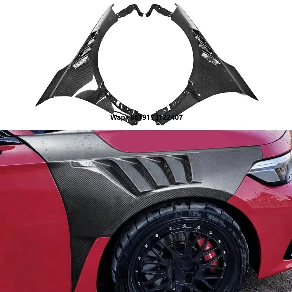 

High Quality Carbon Fiber Fender with High Polished Surface Screw Easy Installation & Fitment Tested for for Type R FL5