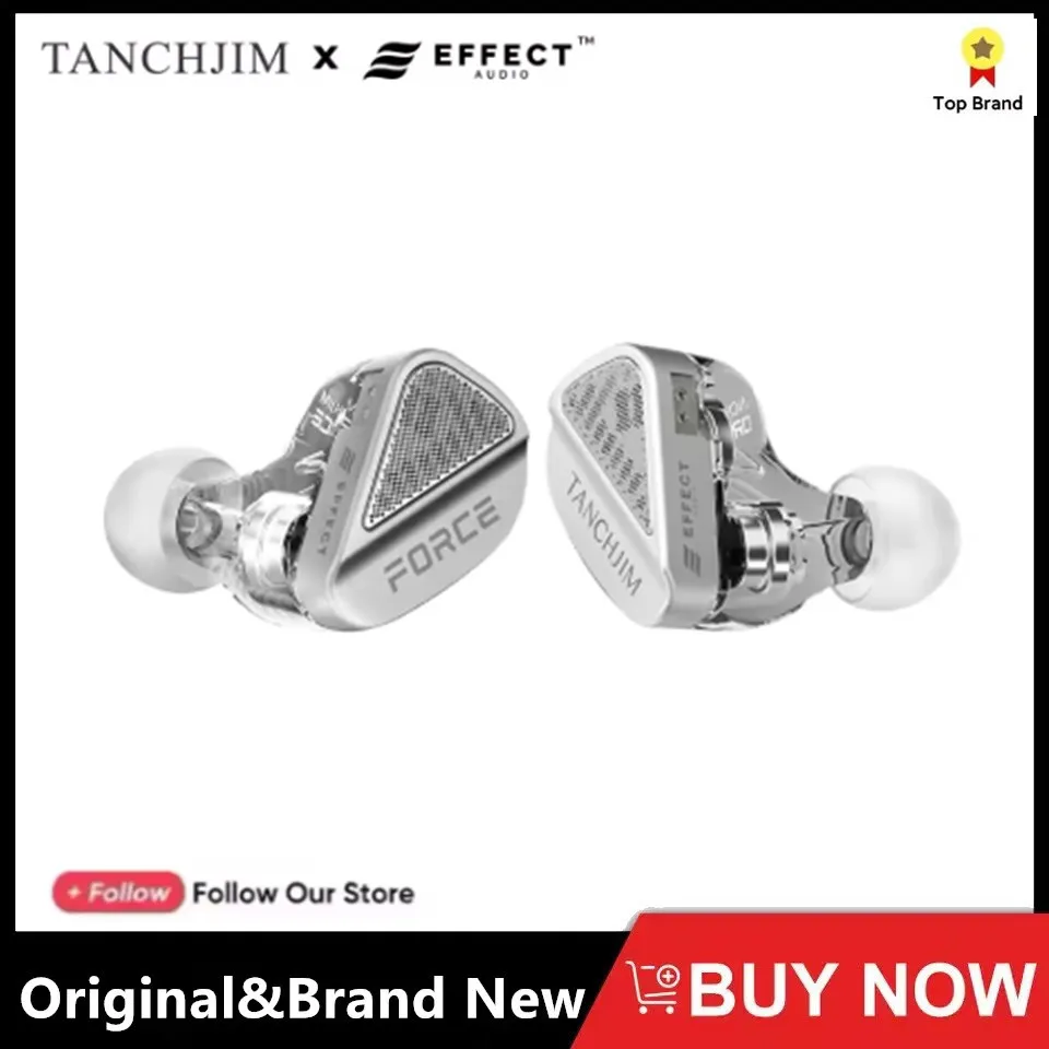 

TANCHJIM x Effect Audio Force 2DD In-ear Monitor Earphone with Interchangeable 3.5+4.4mm & Type-C connectors