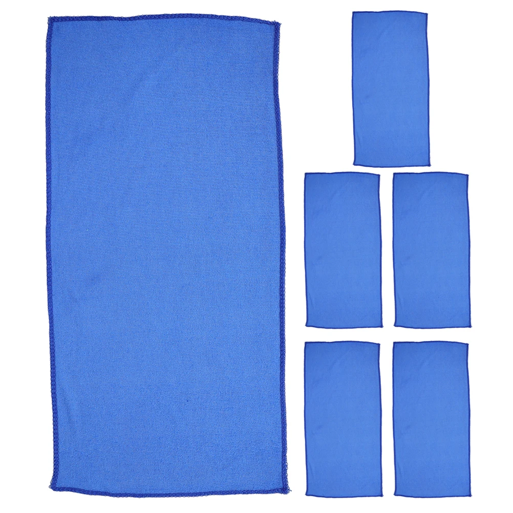 

6pcs Car Cleaning Towels Microfiber Drying Cloths for Wiping Cars High Absorbency Scratch Free Portable Car Wash Waxing