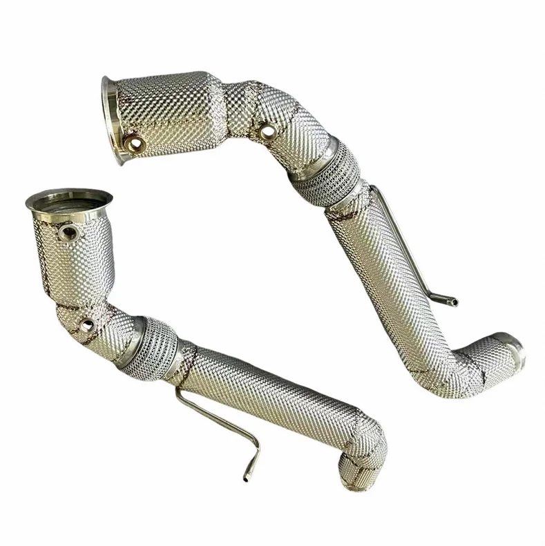 

Factory Exhaust Downpipe Free Flow Pipe for Mclaren 12C 300 Molybdenum Fully Iheat Shield Downpipe Section
