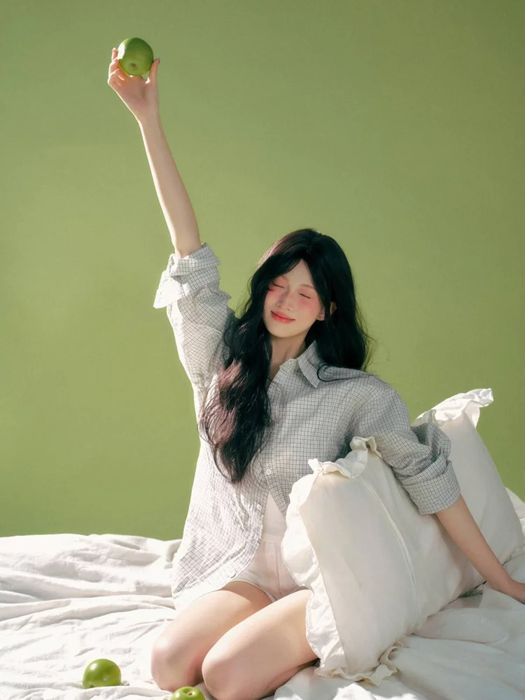 

Весна 2026: Новинка! Модный корейский костюм для фотосессий в домашней атмосфере, женская этническая сценическая одежда