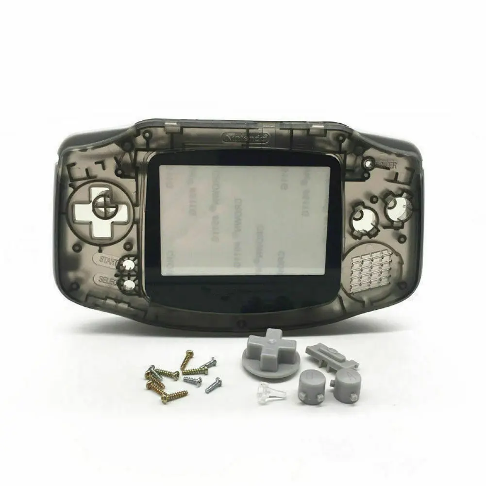 Replacement Housing Shell For Nintendo Gameboy Advance GBA Console High Quality Black Transparent Console Upgrade Accessories