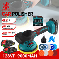 ONEVAN Cordless 21V Car Polisher Electric Polisher Automobile Car Polishing Sealing Glaze Machine For Makita 18v Battery