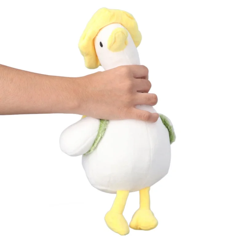 Fiore Anatra Peluche Simpatici cappelli floreali Zaini Corpo grasso morbido Occhi luminosi Anatra Peluche Giocattolo per bambini Adulti