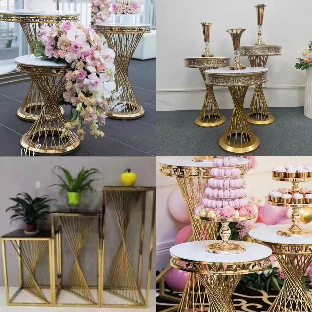 Wedding Flower Stand for Living Room Balcony Indoor Plant Shelf Rustic Iron Floor Standing Multi Tier Greenery Display Rack
