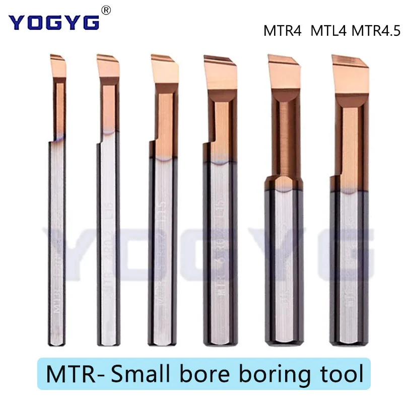 

MTR 4 R0.2 L15 MTR4.5 MTL4 R0.1L10 Full range Small diameter borin tool integral carbide internal boring tools CNC Super seismic