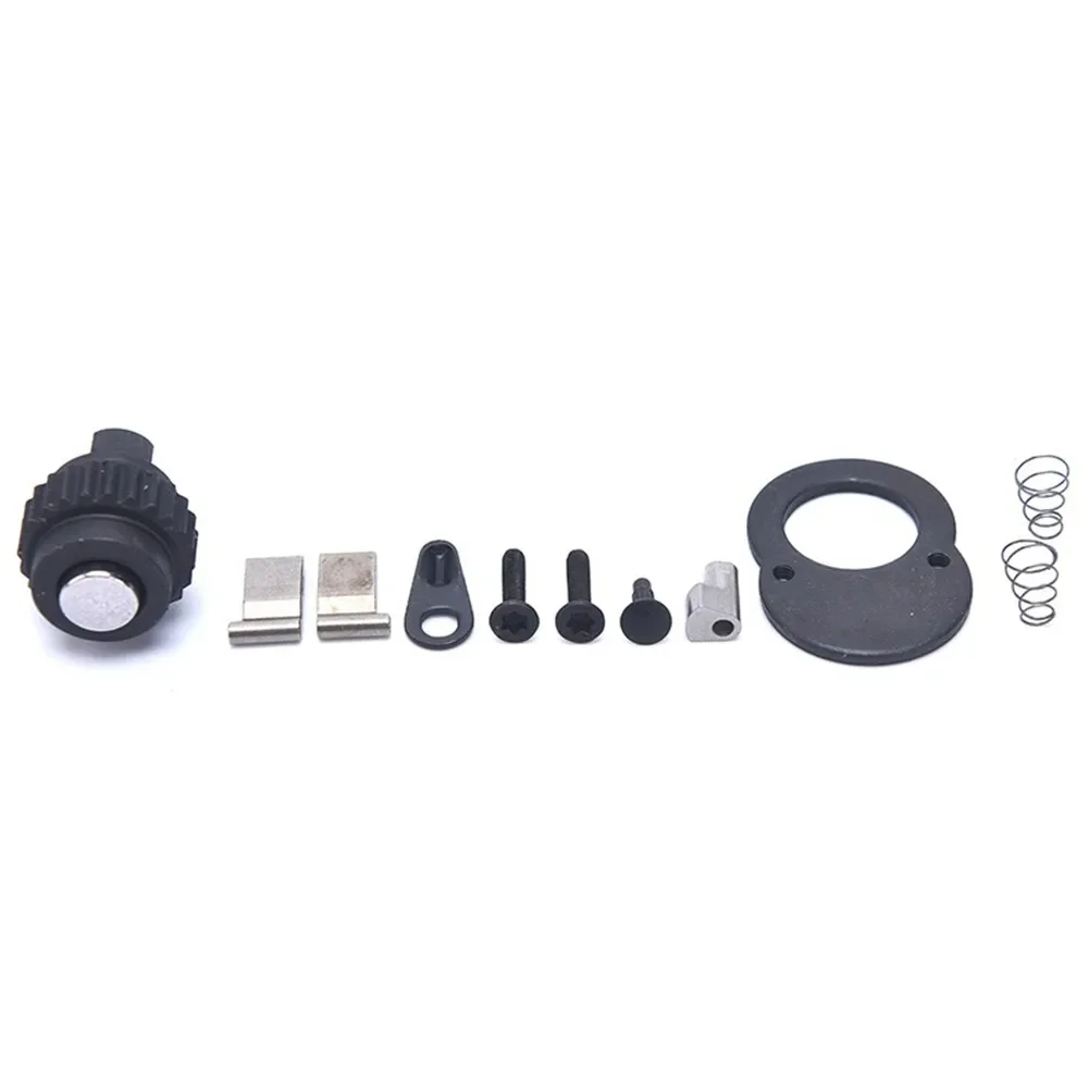 Spanner Parts Ratchet Wrench Ratchet Repair Kit Part Parts Socket Wrench Spare 11pcs 24 Teeth Amphibious Spanner Black