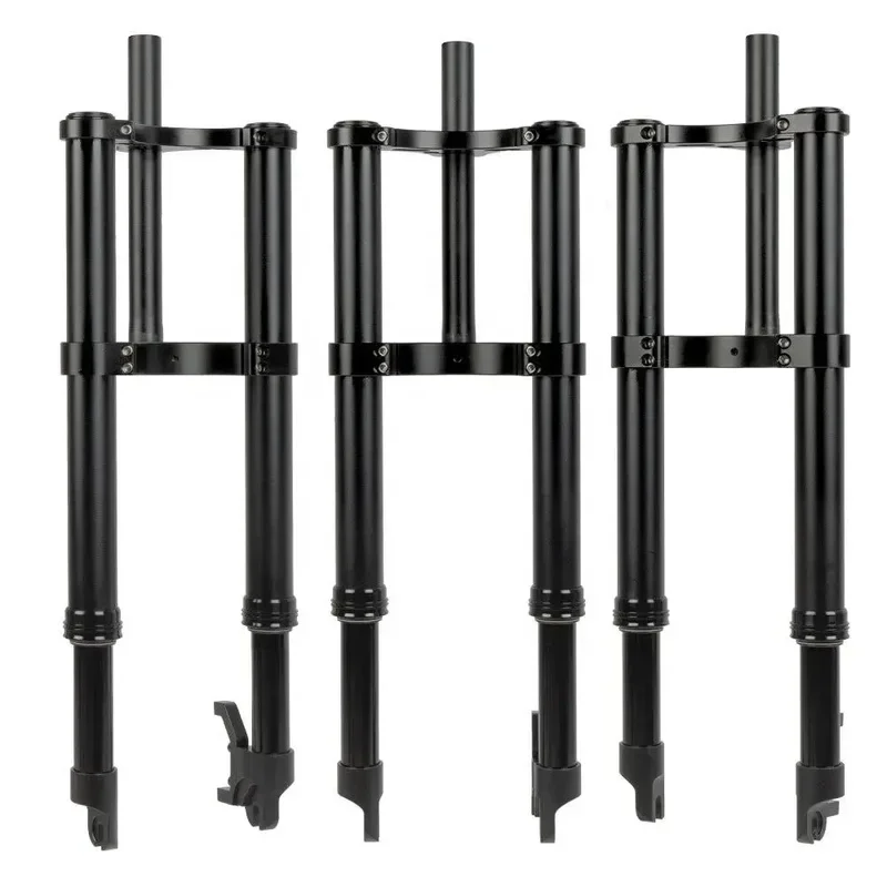 

Ebike Scooter Snow 14Inch 16Inch Spring Oil 135Mm Quick Release Suspension Inverted Fat 16'' Bike Fork
