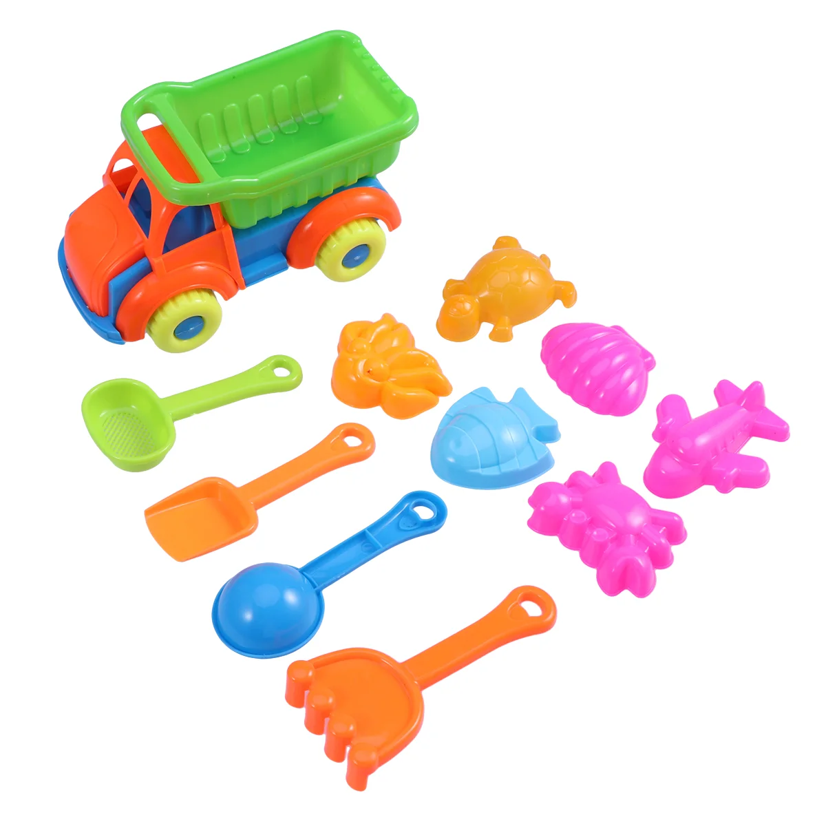 11pcs Children Beach Toys Plastic Bathing Playing Sand Dredging Kids Beach Game Toy Set childern beach toy