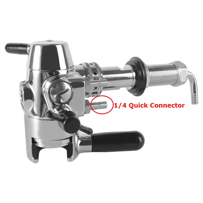 No Foam Beer Bottle Filler & Push-in Fittings Quick Connector Beer Tap Filling For Glass/PET/Swing Top Beer Bottle Beer Defoamer