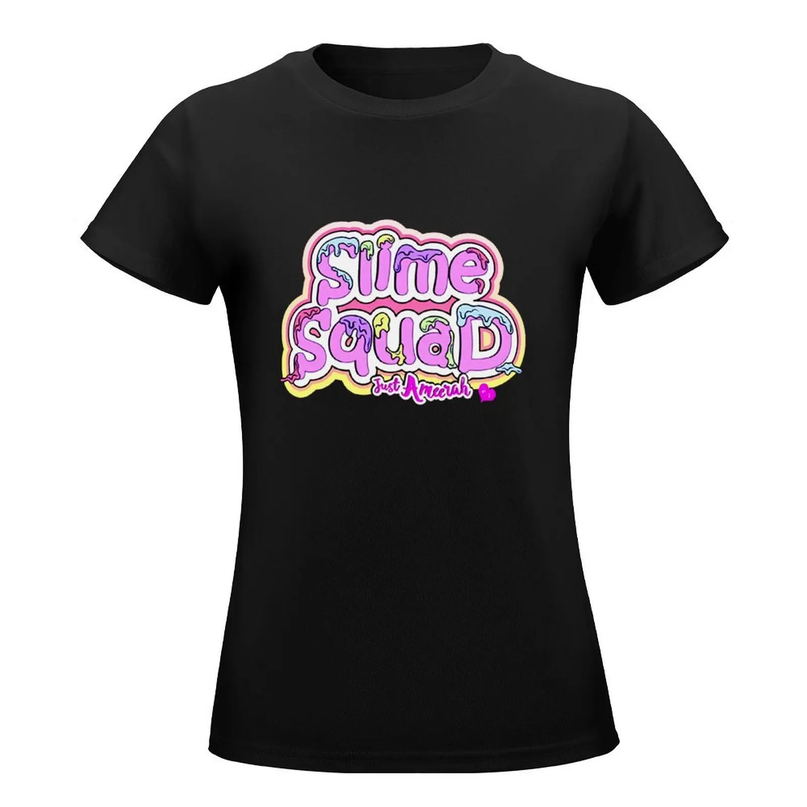 Slijm Squad Gewoon Amerah Merch T-Shirt Blouse Dierenprint Shirt Voor Meisjes Shirts Grafisch T-Shirt Tops T-Shirt Jurk Voor Vrouwen Lang