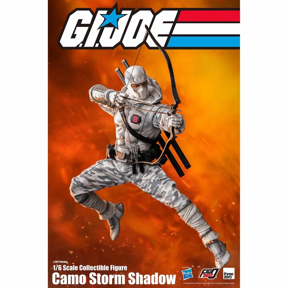 In Stock 100% Original Threezero FigZero Storm Shadow 3A 1/6 G.I. Joe PVC Film Character Model Art Collection 30CM