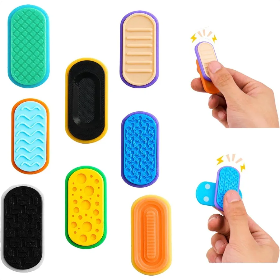 

Магнитные игрушки-слайдеры для подростков, 8 предметов с различным сенсорным узором, 4 подходящие пары, маленькие ползунки для Str Relie