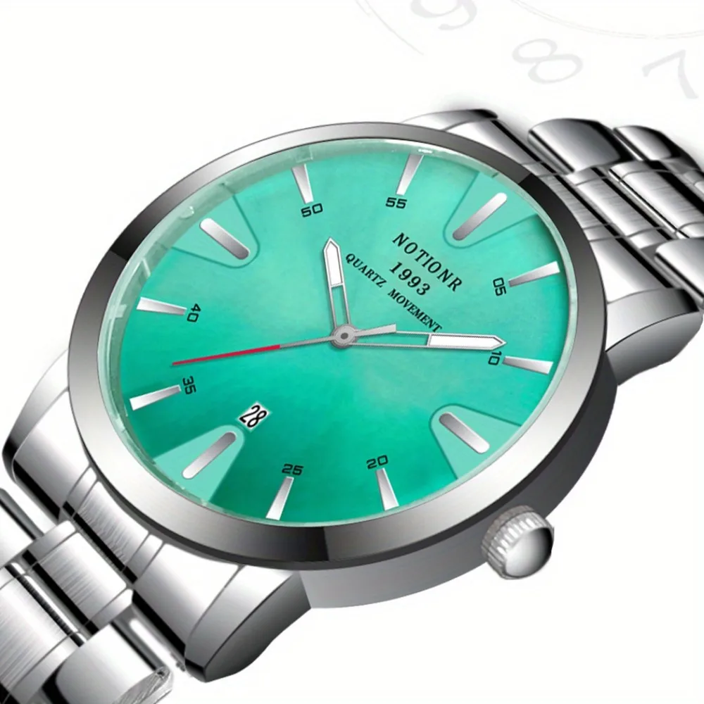 

NOTIONR новые модные мужские кварцевые часы, классические модные часы с датой, наручные часы для мужчин, подарок для него