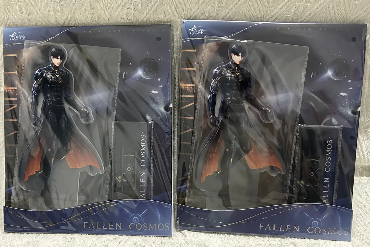 In Stock Official Game Love and Deepspace Caleb  Tinplate Badge Brooch Ornament Doll Accessories Ultimate X-02 Series Anime Toy