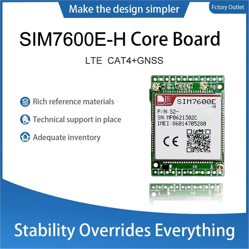 

SIMcom SIM7600E-H LTE CAT4 Core коммутационная плата kit, 1 шт.