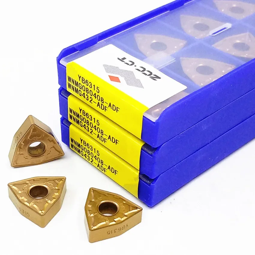 

WNMG080404-ADF YB6315/WNMG080408-ADF YB6315/WNMG080404-ADF YB9315/WNMG080408-ADF YB9315 ZCC.CT Твердосплавные пластины с ЧПУ 10 шт./кор.