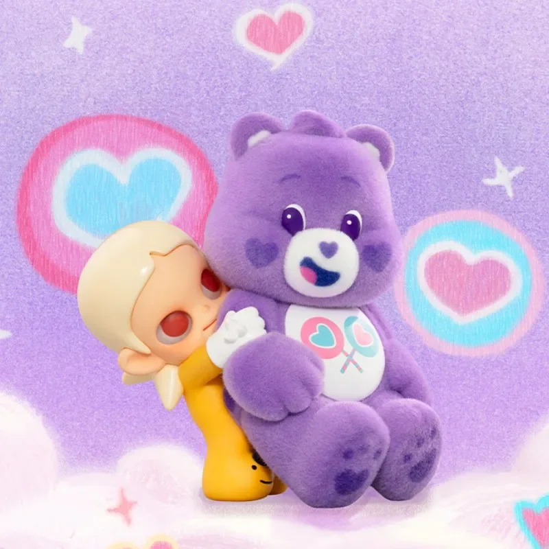 POPMART CareBears x Zsiga سلسلة صندوق أعمى تخمين حقيبة سطح المكتب الديكور لطيف نموذج هدية فتاة حقيبة أعمى اللعب أنيمي الشكل