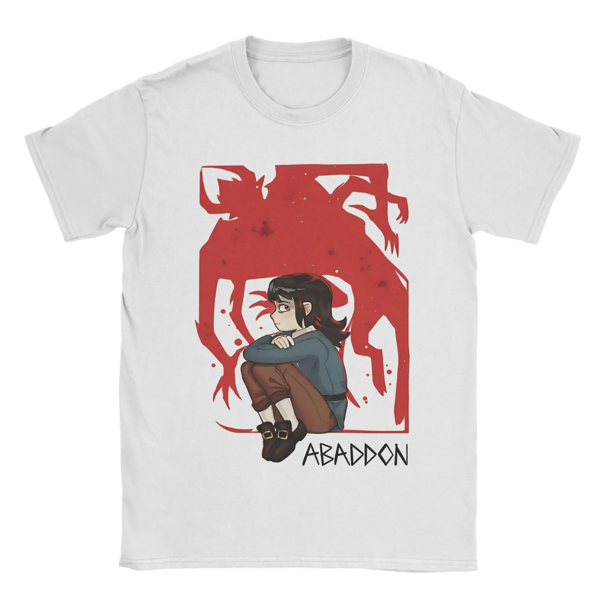 Men Women Abaddon & devil Haunted Hotel  T Shirt 100% Cotton Print T-Shirt  Top Clothing