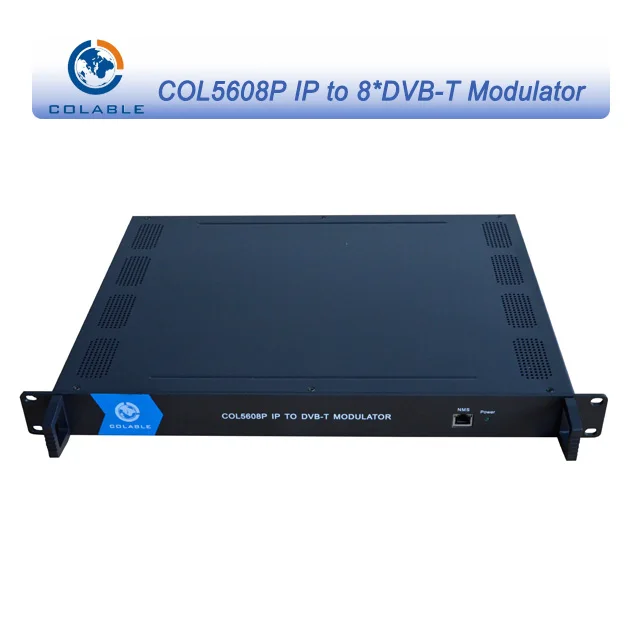 Digital DVB-T Modulator 1024 IP to 8 RF DVBT Modulator COL5608P