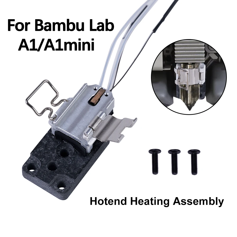 

Комплект нагрева для Bambu Lab A1/A1mini Hotend, монтажный нагревательный узел для Bamboo A1 Mini Hotend, детали 3D-принтера