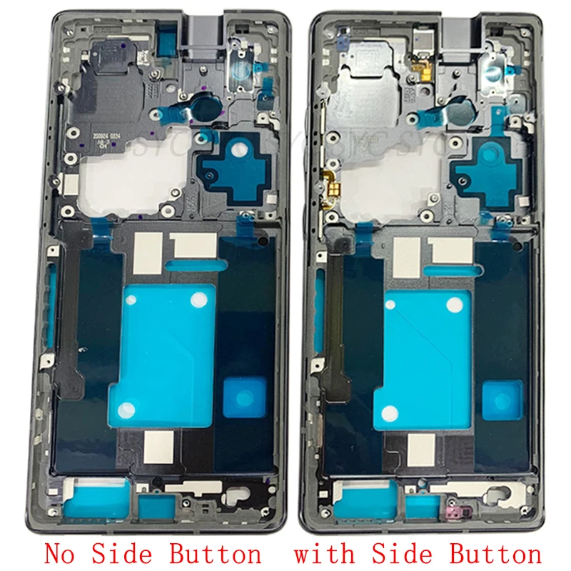 Middle Frame Center Chassis Cover Metal Housing For LG Wing 5G Phone LCD Frame Repair Parts