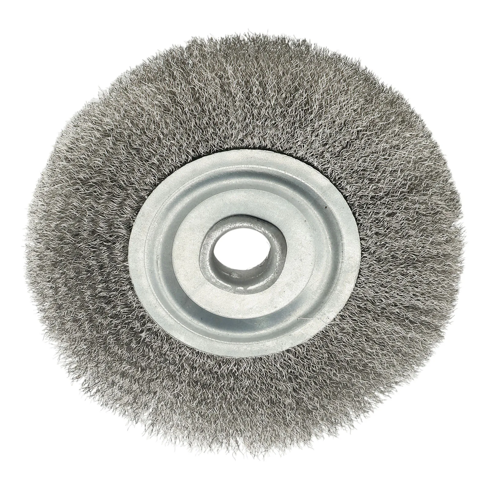 Professional Results, 5 125mm Embossed Stainless Steel Wire Wheel Brush for Bench Grinder, Precise and Efficient