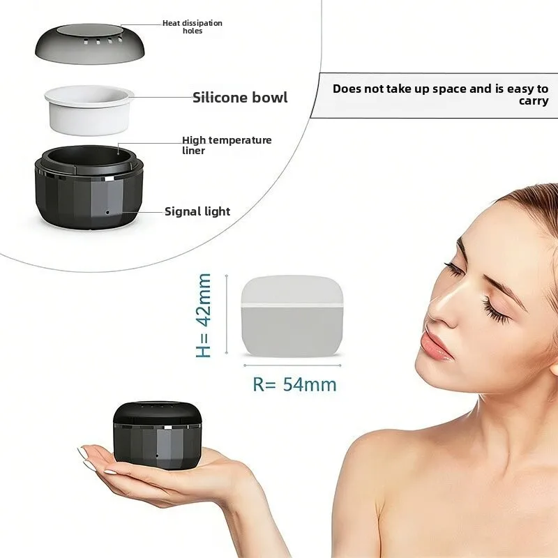 2026 Mini Hot Wax Heater Portable Depilation  Melter Machine Home Use Nose Lip Hair Removal  Bean Heating Equipment Tools