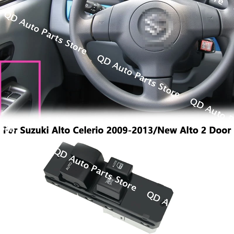 

Переключатель стеклоподъемника передней левой двери 1 шт. OEM: 3799062J60000 для Suzuki Alto Celerio 2009-2013 / New Alto 2-дверный