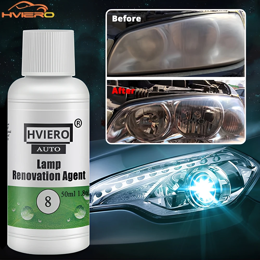 

20/100ml Car Lamp Cleaner Tools Styling Lens Restoration antifogging Headlight Repair Wax Care Polishes Washing auto Accessories