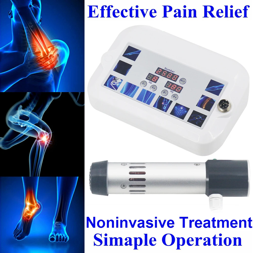 300mj Portable Shockwave Therapy Machine Muscle Massage Electric Chiropractic Correction Gun Relieve Spinal Pain Deep Massage